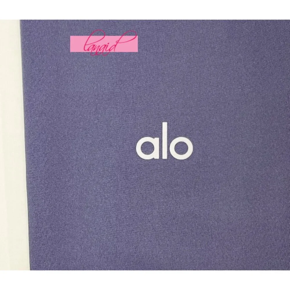 Alo 7/8 High-Waist Airlift Leggings Infinity Blue Hi-Rise Waisted Tights Skinny